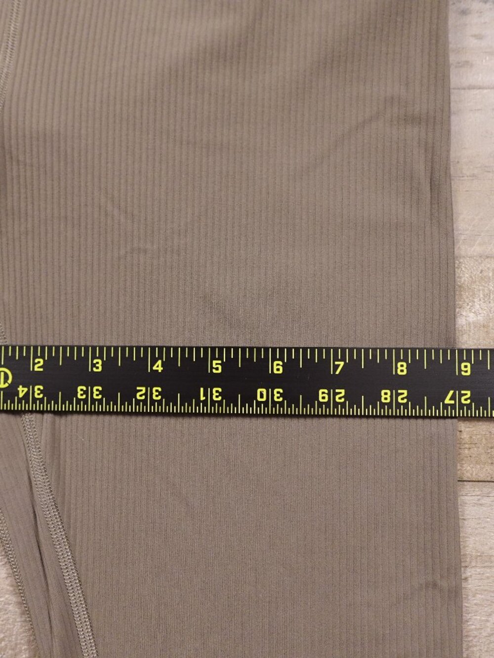 Lululemon Align Ribbed High-Rise Leggings Women’s 8 Taupe 28” Yoga - Picture 7 of 12